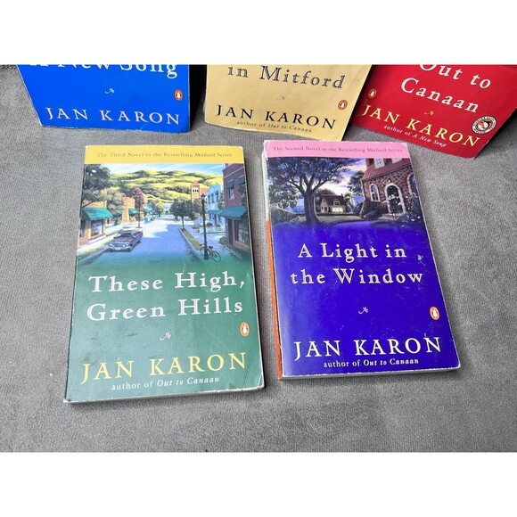Jan Karon MITFORD YEARS Series PB Book At Home Lot 1-5 New Song Canaan - Picture 4 of 16